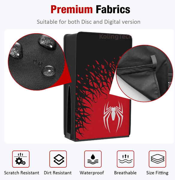 Hovedbilde Nylon Støvdeksel Skin for PS5 Slim Myk Pent fôr ...