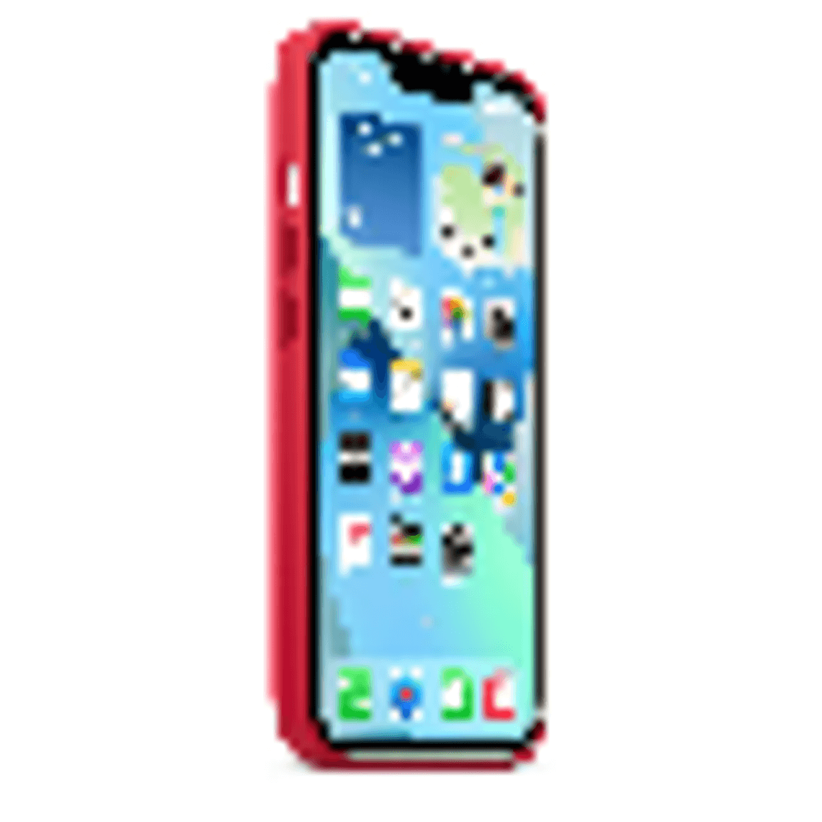 iPhone 13 mini Apple silikondeksel med MagSafe (rød)