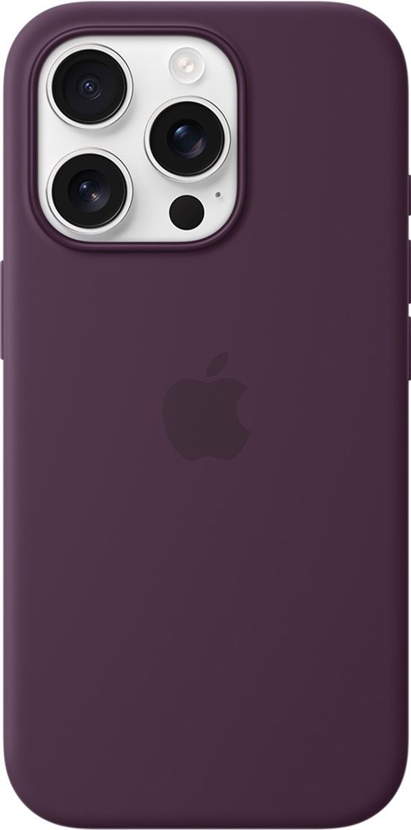 iPhone 16 Pro Apple silikondeksel med MagSafe (plum)